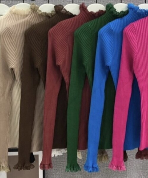 truitje met kantdetail hals