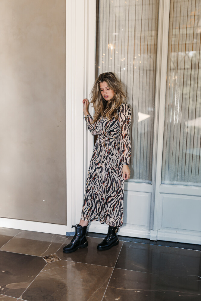 doorknoopjurk lang en bekend printje